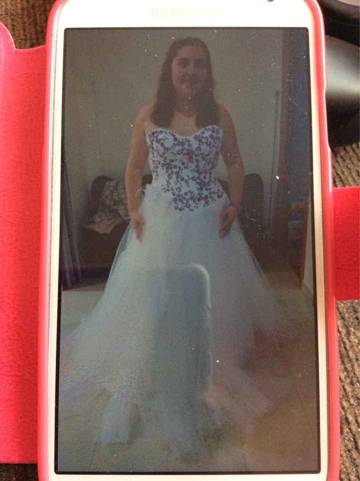 Vestido de novia negro - 1