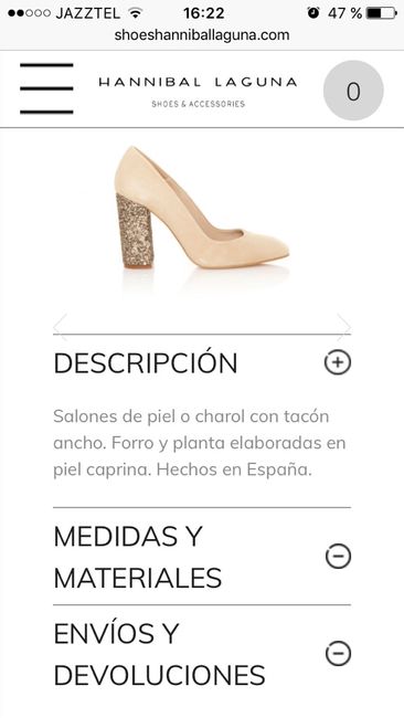 Zapatos para vestido champagne?? - 1