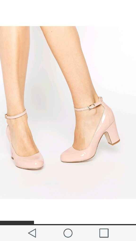 Zapatos piel rosa palo - 1