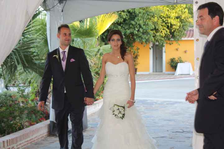 Entrando a la carpa