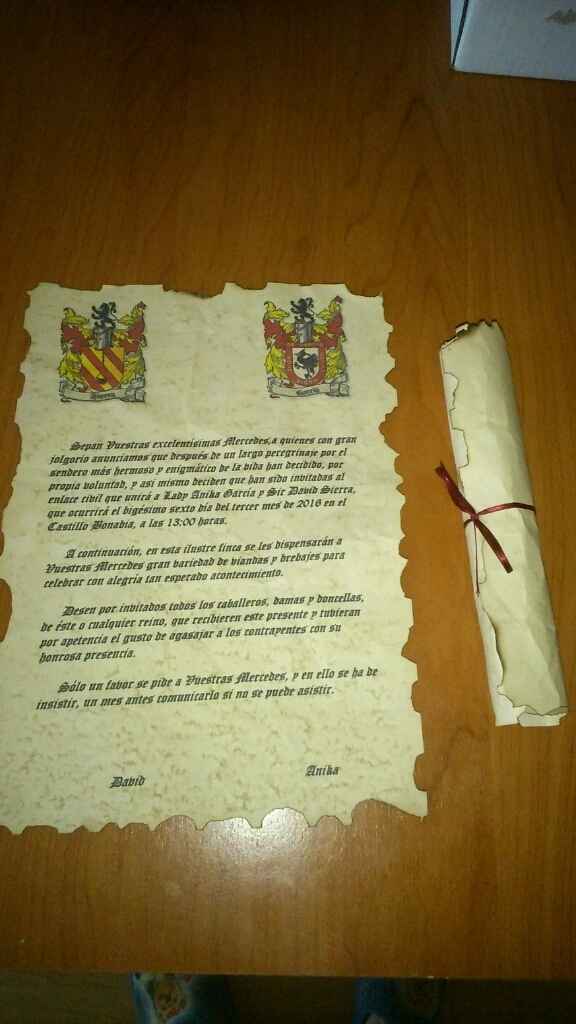 Invitaciones: ¿como son las vuestras? - 1