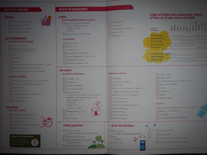 lista canastilla