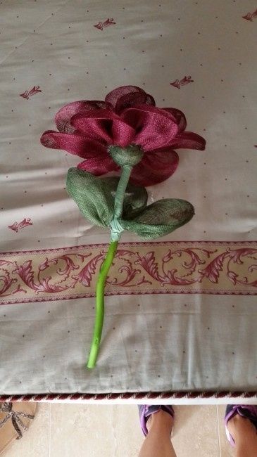 Flor sinamay