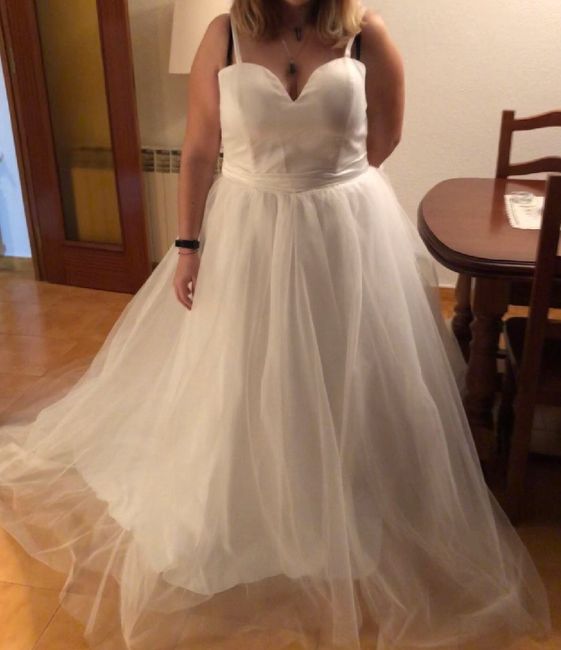 Vestido de novia en hebeos 2