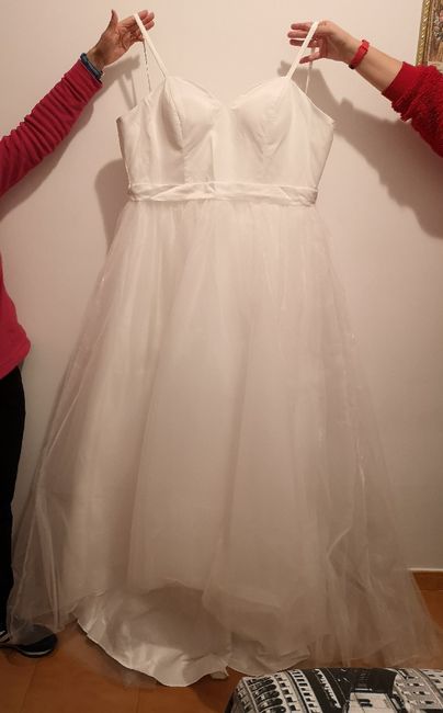 Vestido de novia en hebeos 4