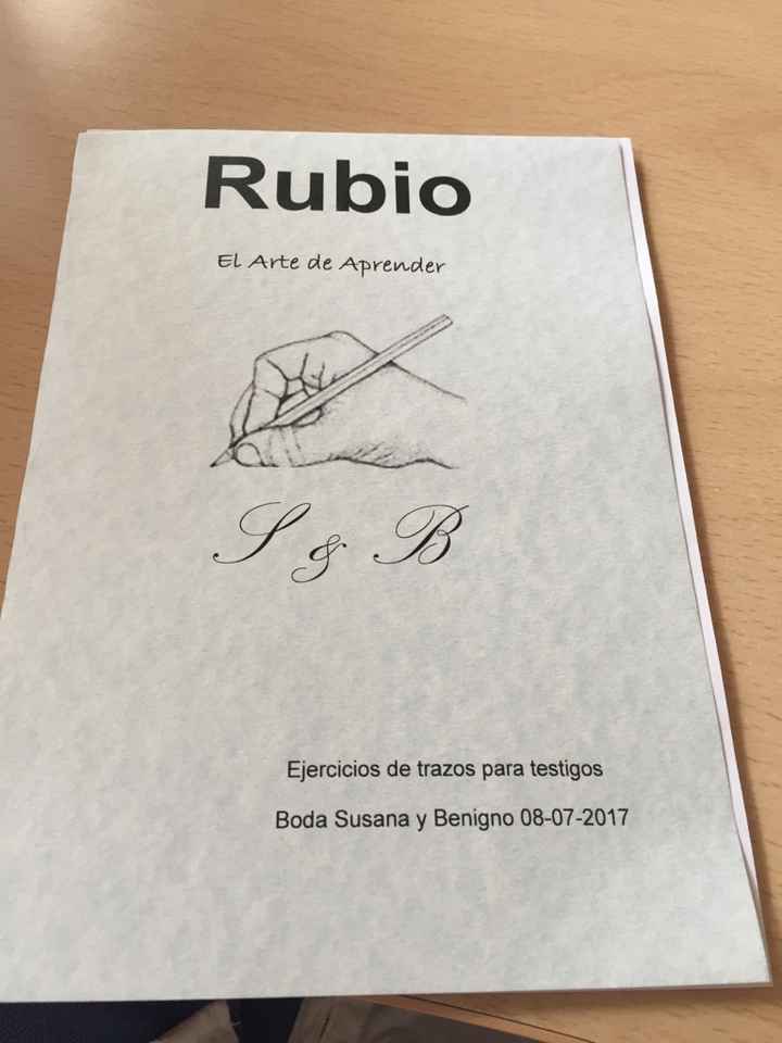 Primera cosita! cuadernillo testigo hecho!! - 1