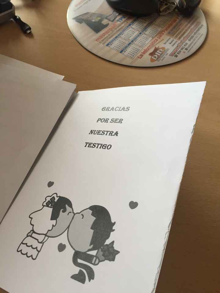 Primera cosita! cuadernillo testigo hecho!! - 6