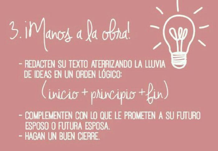  Tips  para votos matrimoniales - 3