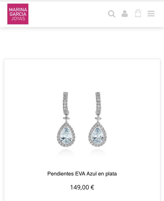 Pendientes azules - 1