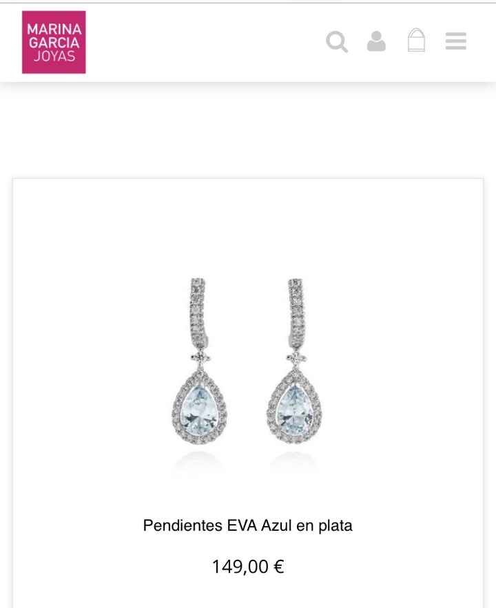 Pendientes azules - 1