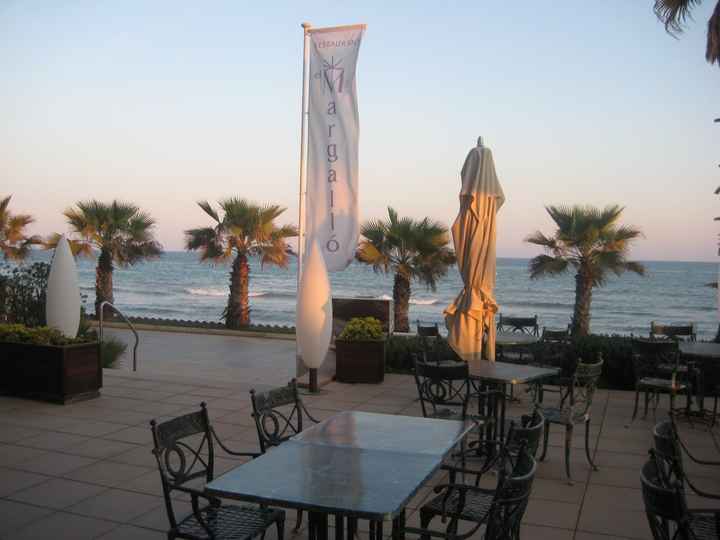 terraza con sabor a mar