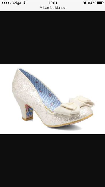 Zapatos novia de tacón bajo - 1