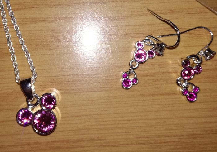 Pendientes y collar Disney 2