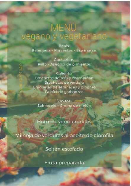 Ayuda menú vegano - 1