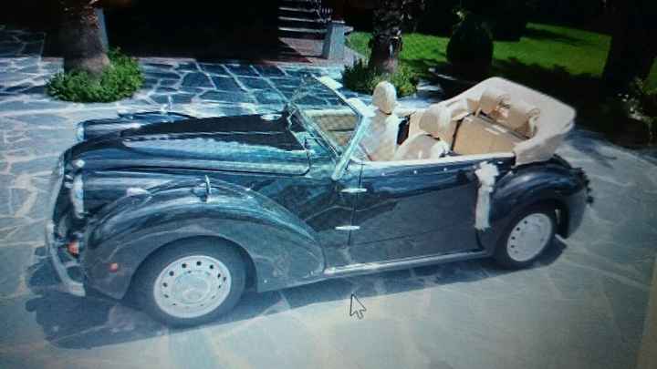 ¿en que coche ireis a la ceremonia?¿quien sera vuestro chofer? - 1