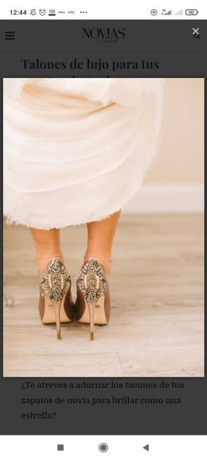 Zapatos vestido de novia 1