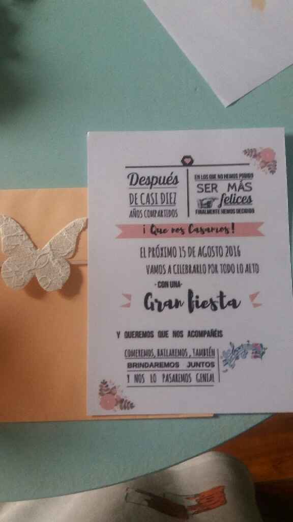 Invitaciones listas para entregar! - 1