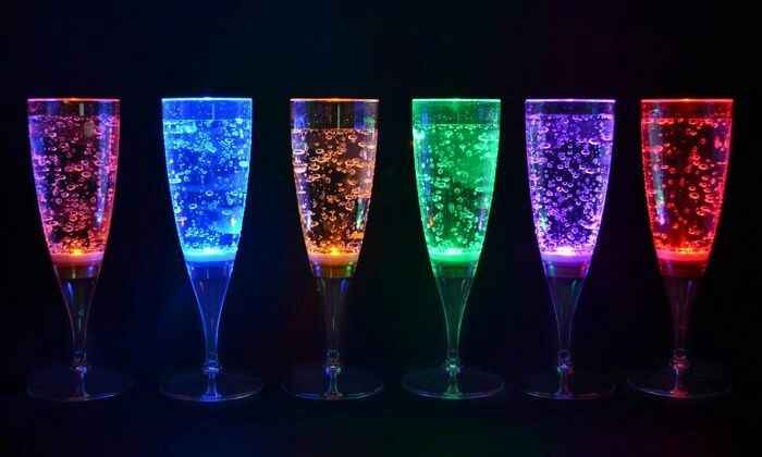 Copas luminosas para brindis. - 1