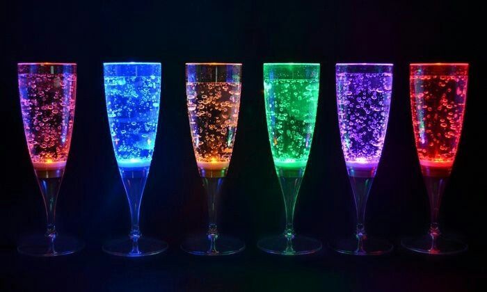 Copas luminosas para brindis. - 1