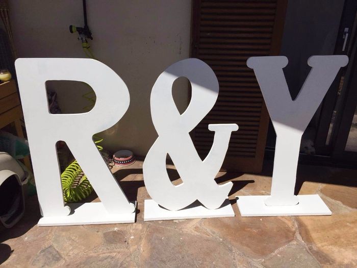 letras xxl pintadas
