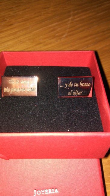  Ya llegaron los gemelos personalizados!!😍😍😍 - 2