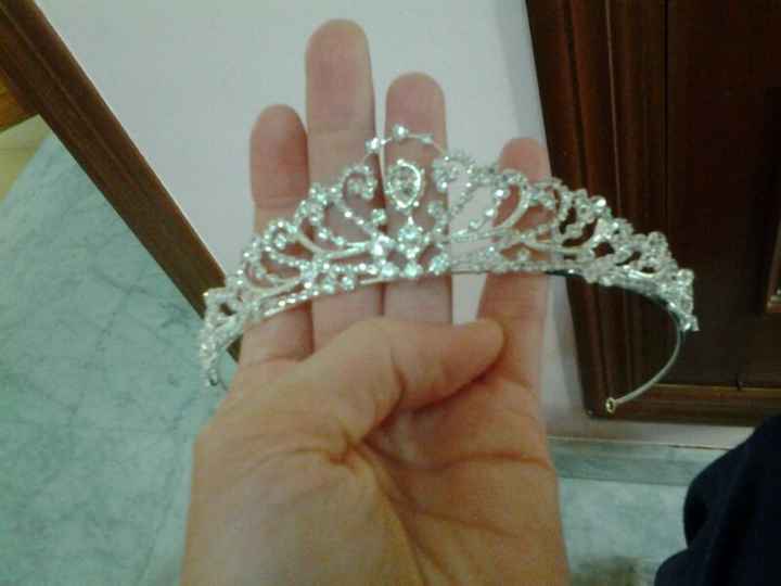 tiara de novia