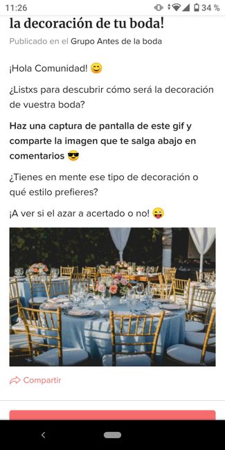 ¡Haz screenshot al gif y descubre la decoración de tu boda! 3