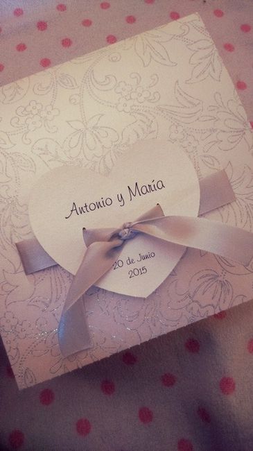 Invitación de boda