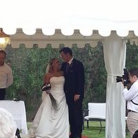 Primera foto como marido y mujer