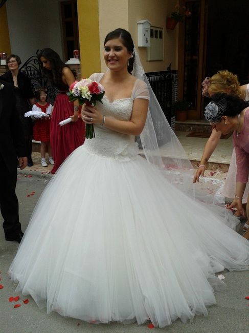 Mi vestido. Modelo Atenea Aire Barcelona