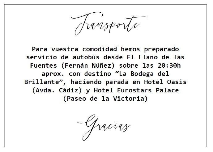 transporte