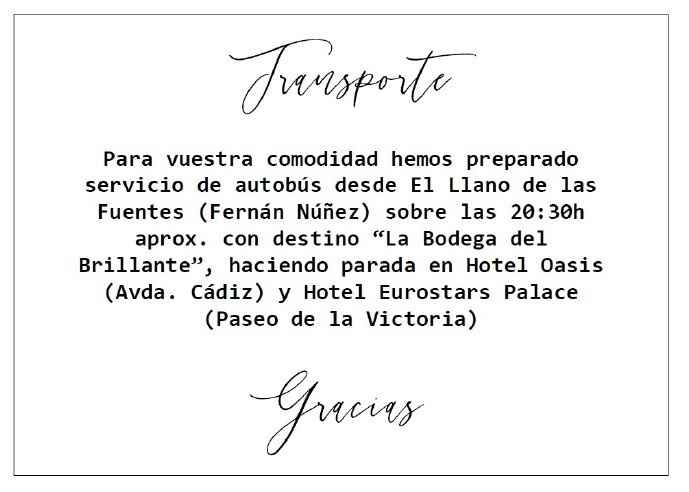 transporte