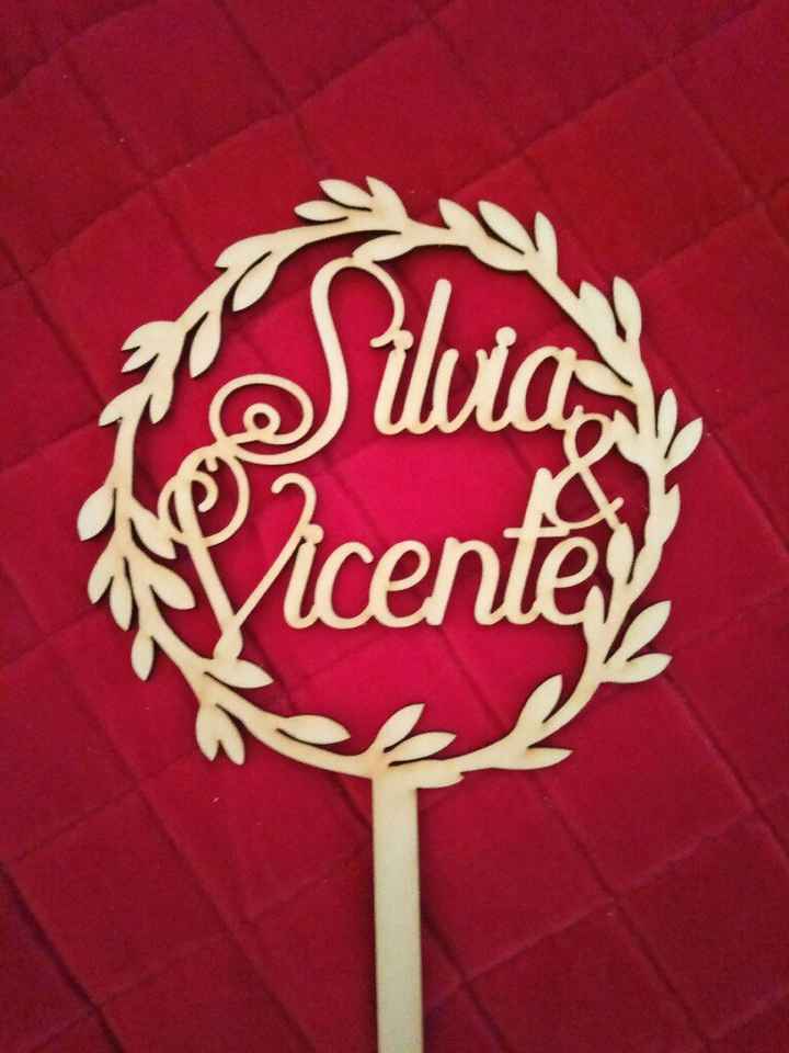 Mis nombres decorar la tarta.... - 1