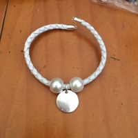 Pulseras con tela de mi vestido - 1