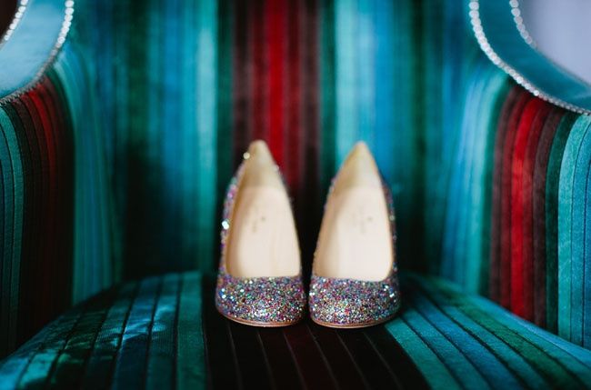 Zapatos purpurina
