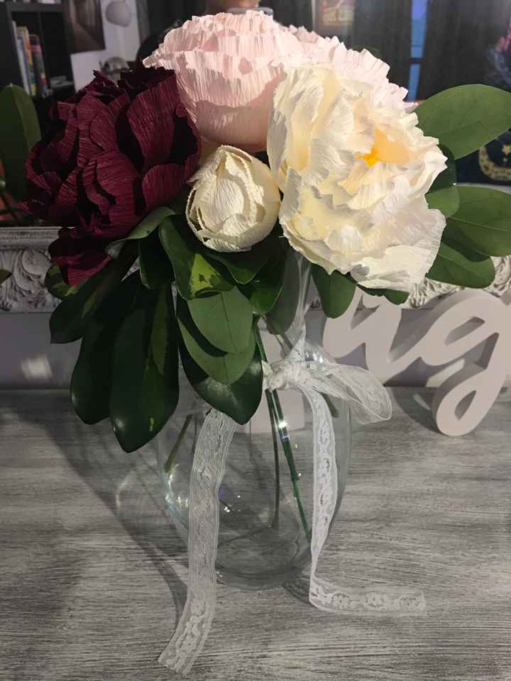 Haciendo las flores de mi boda - 1