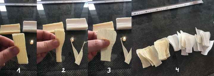 Tutorial para hacer Peonías de papel Crepé - 6