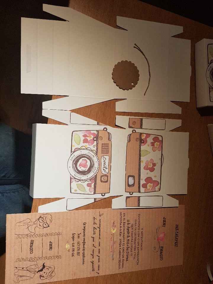  Nuestras invitaciones. Montaje y resultado. - 2