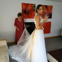 Dilema de Marta¿vestido con cola o sin cola? - 2