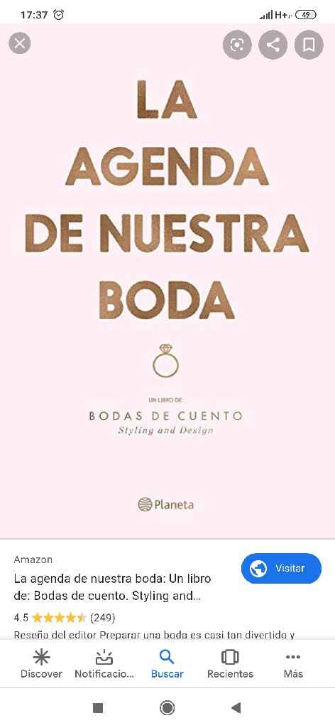 Agenda de boda o novia - 1