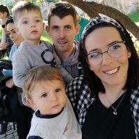 mi marinovio y mis dos hijos 