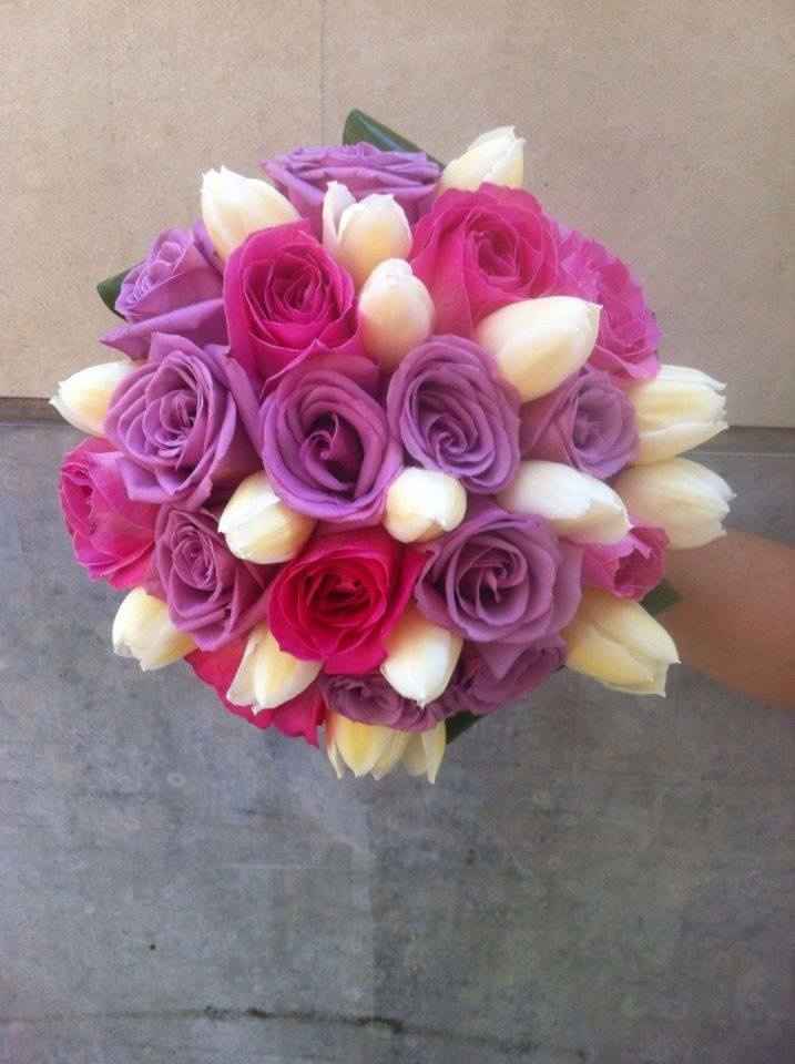ramo tonos lilas