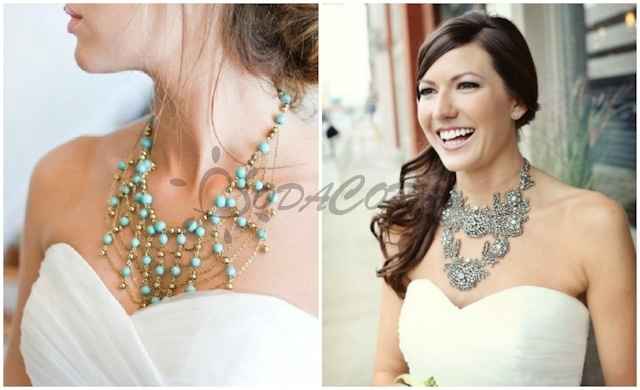 novia con collar