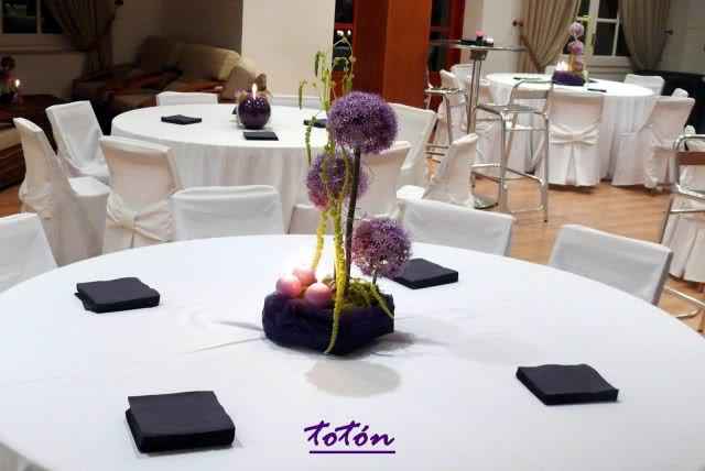decoracion morado