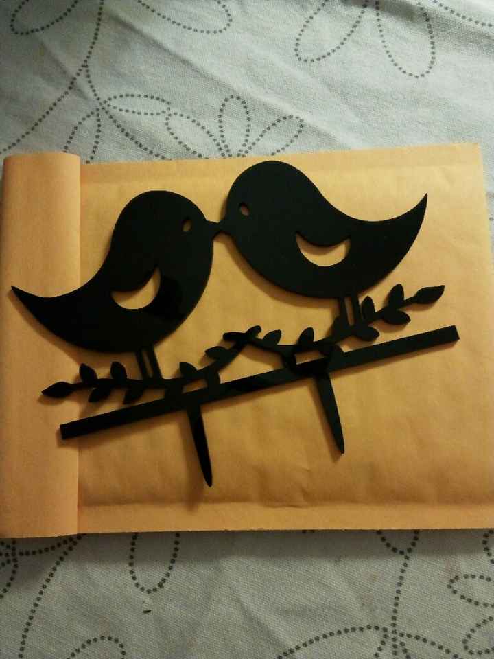 Topper de tarta de pajaritos!!! - 1