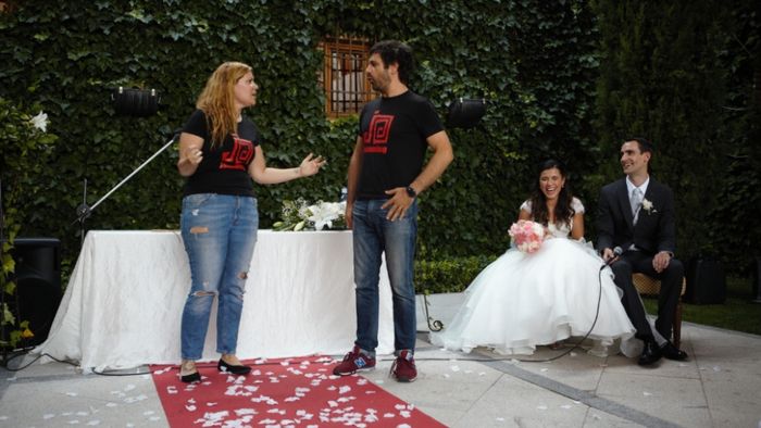 Un grupo de teatro de improvisación para que cuente nuestra historia de amor