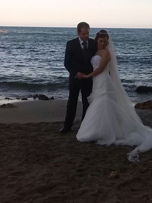 En la playa