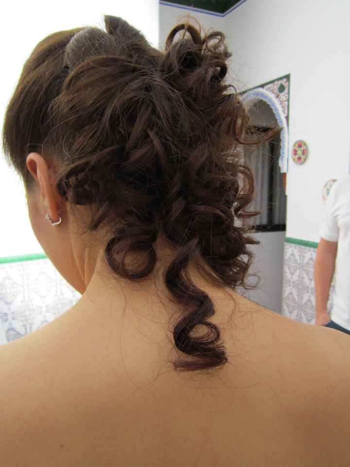 peinado por detras