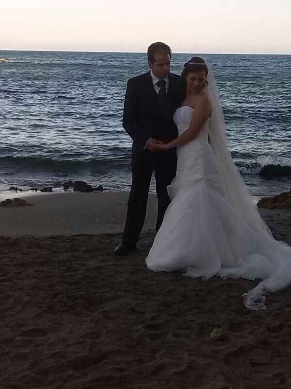 En la playa