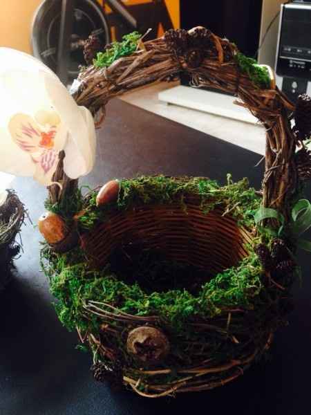 Cestas de musgo!! preciosas!! - 3